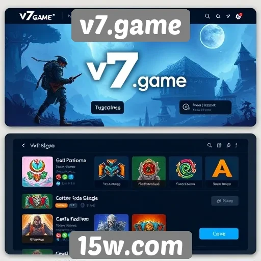 Interface intuitiva do v7.game melhora a experiência do usuário
